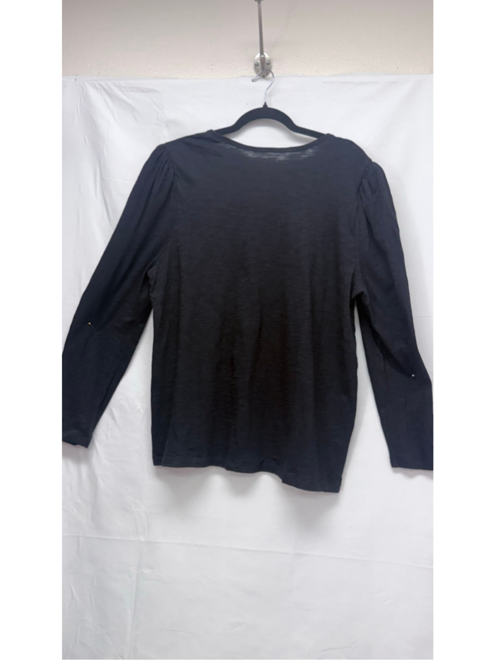 Women's Chico's Long Sleeve V-Neck Tee Black Size XL